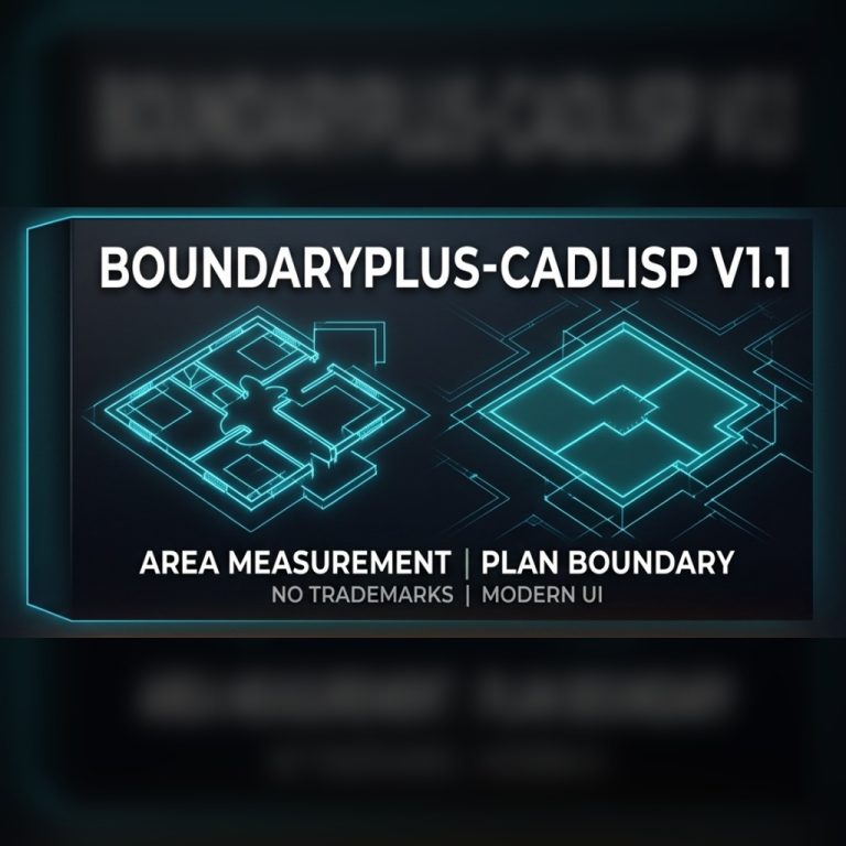 BoundaryPlus - Mahal alanı, çevre ve etiketler tek tıkla.