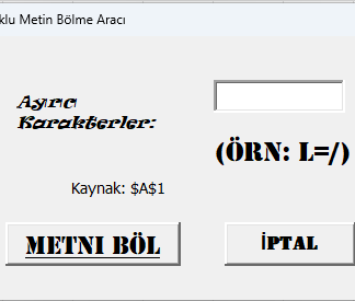 Excel App: Text to Columns